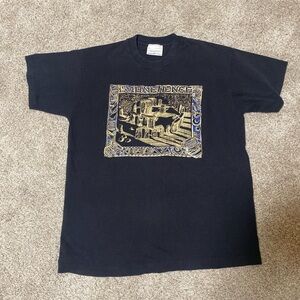 Vintage 90s English Heritage Stonehenge Tee Black Size XL
